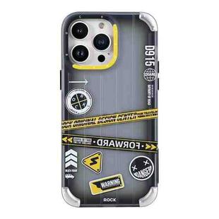 For iPhone 14 Pro ROCK InShare Travel Series PC+TPU Phone Case(D915 Highway)