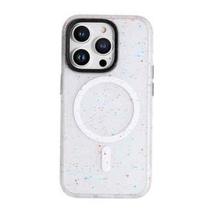 For iPhone 14 ROCK Guard Ink Splash MagSafe Phone Case (White)