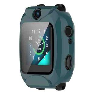 For Xplora XGO2 Tempered Glass Film PC Watch Case(Pine Green)