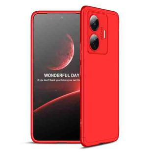 For vivo T1 Pro GKK Three Stage Splicing Full Coverage PC Phone Case(Red)