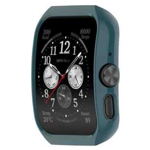 For OPPO Watch 3 Pro Hydrogel Film PC Hollow Protective Case(Pine Green)