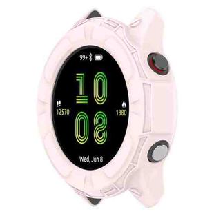 For Garmin Forerunner 255S TPU Armor Hollow Protective Case(Light Pink)