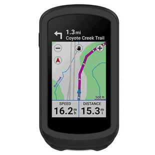 For Garmin Edge Explore 2 Stopwatch Silicone Protective Case(Black)