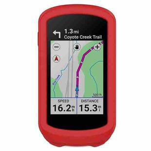 For Garmin Edge Explore 2 Stopwatch Silicone Protective Case(Red)