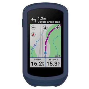 For Garmin Edge Explore 2 Stopwatch Silicone Protective Case(Midnight Blue)