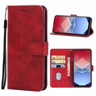 For OPPO K10x Leather Phone Case(Red)