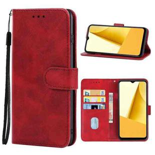 For vivo Y16 Leather Phone Case(Red)