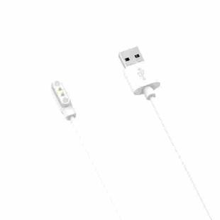 For Realme Watch 3 Magnetic Cradle Charger USB Charging Cable, Lenght: 1m(White)