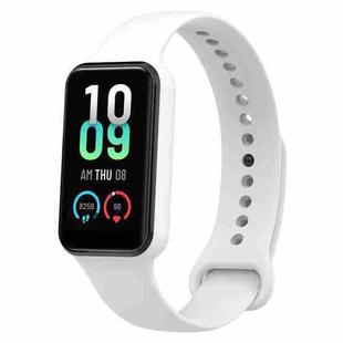 For Amazfit Band 7 Silicone Watch Band(White)