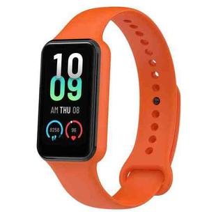 For Amazfit Band 7 Silicone Watch Band(Orange)