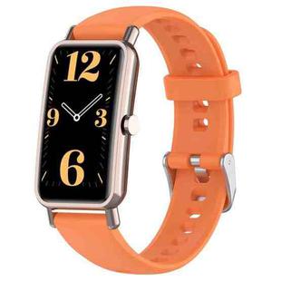 For Huawei Watch Fit Mini 16mm Silicone Watch Band(Orange)