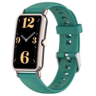 For Huawei Watch Fit Mini 16mm Silicone Watch Band(Pine Green)