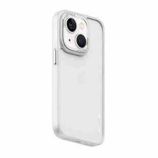 For iPhone 14 Plus WEKOME Gorillas Series Lenses Matte Phone (White)