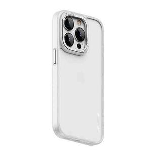 For iPhone 13 Pro WEKOME Gorillas Series Lenses Matte Phone (White)