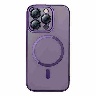 For iPhone 14 Pro Baseus Glitter Series Magnetic Phone Case (Purple)