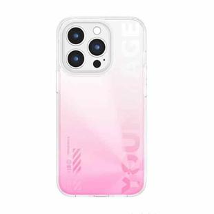 For iPhone 14 Pro Max WEKOME Gorillas Gradient Colored Phone Case (Pink)