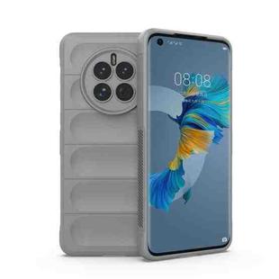 For Huawei Mate 50 Magic Shield TPU + Flannel Phone Case(Grey)
