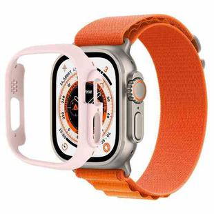 Half-inclusive PC Protective Case For Apple Watch Ultra 49mm(Pink)