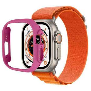 Half-inclusive PC Protective Case For Apple Watch Ultra 49mm(Rose Red)