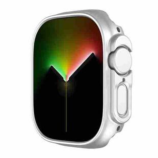 For Apple Watch Ultra 49mm / Apple Watch Ultra 2 49mm Half-inclusive Frosted PC Protective Case(Silver)