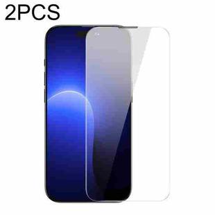 For iPhone 14 Pro 2pcs Baseus 0.3mm Nano Crystal Tempered Glass Film