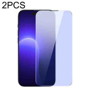 Baseus 2 PCS 0.4mm Corning Anti Blue-ray Tempered Glass Film For iPhone 14 Pro