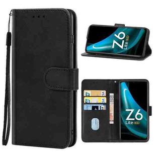 For vivo iQOO Z6 Lite Leather Phone Case(Black)