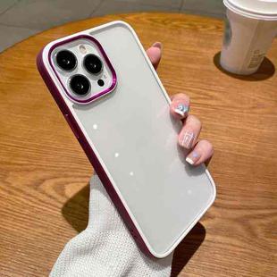 For iPhone 11 Pro Two-color Shield TPU + PC Phone Case(Wine Red)