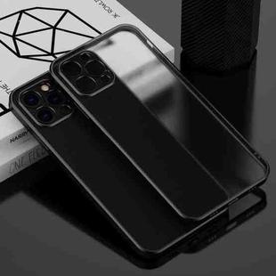 For iPhone 14 Plus Electroplated Frosted Phone Case (Black)
