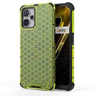 For Realme 9i 5G India Honeycomb Phone Case(Green)