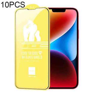 For iPhone 14 Plus 10pcs WEKOME 9D Curved HD Tempered Glass Film
