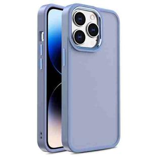 For iPhone 14 Pro Shield Skin Feel PC + TPU Phone Case(Sierra Blue)