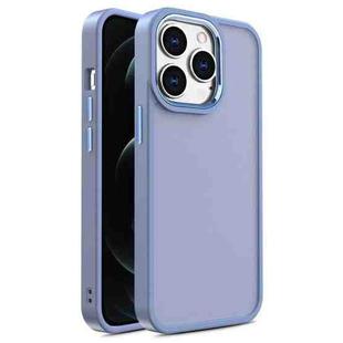 For iPhone 12 Pro Max Shield Skin Feel PC + TPU Phone Case(Sierra Blue)