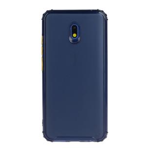 For Xiaomi Redmi 8A Shockproof TPU Transparent Protective Case(Dark Blue)