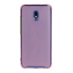 For Xiaomi Redmi 8A Shockproof TPU Transparent Protective Case(Pink)