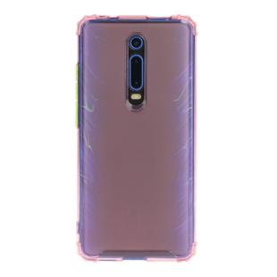 For Xiaomi Redmi K20 Shockproof TPU Transparent Protective Case(Pink)