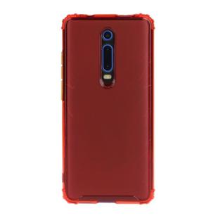 For Xiaomi Redmi K20 Shockproof TPU Transparent Protective Case(Red)