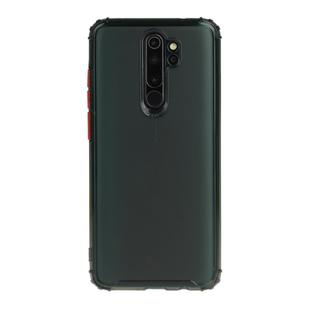 For Xiaomi Redmi Note 8 Pro Shockproof TPU Transparent Protective Case(Dark Green)