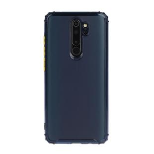 For Xiaomi Redmi Note 8 Pro Shockproof TPU Transparent Protective Case(Dark Blue)