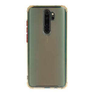 For Xiaomi Redmi Note 8 Pro Shockproof TPU Transparent Protective Case(Yellow)