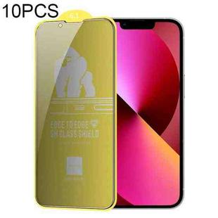 For iPhone 13 10pcs WEKOME 9D Curved Privacy Tempered Glass Film