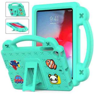 Handle Kickstand Children EVA Shockproof Tablet Case For iPad mini 1 / 2 / 3 / 4 / 5(Mint Green)