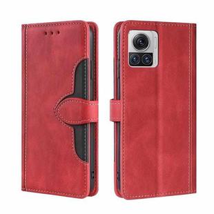 For Motorola Edge X30 Pro 5G/Edge 30 Ultra Skin Feel Magnetic Buckle Leather Phone Case(Red)