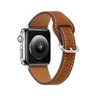 Small Waist Watch Band For Apple Watch Series 8&7 41mm / SE 2&6&SE&5&4 40mm / 3&2&1 38mm(Brown)