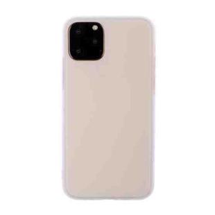 For iPhone 14 Pro Max Shockproof Frosted TPU Protective Case(Transparent White)