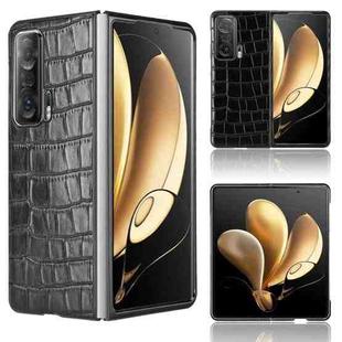 For Honor Magic V Bamboo Texture Phone Case(Black)