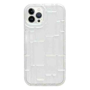 For iPhone 13 Pro 3D Ice Cubes Liquid Silicone Phone Case(Transparent)