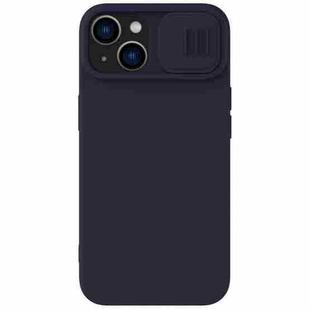 For iPhone 14 Plus NILLKIN CamShield MagSafe Liquid Silicone Phone Case (Deep Purple)