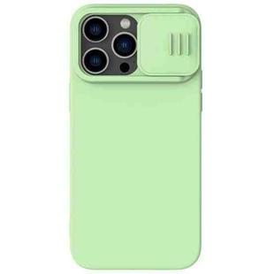 For iPhone 14 Pro NILLKIN CamShield MagSafe Liquid Silicone Phone Case(Green)