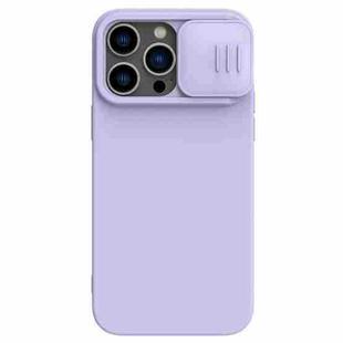 For iPhone 14 Pro Max NILLKIN CamShield MagSafe Liquid Silicone Phone Case(Purple)